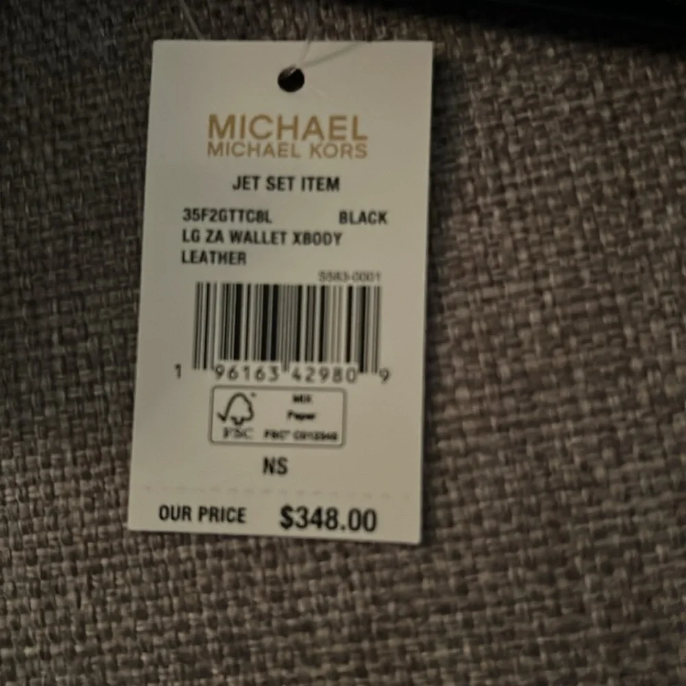 NWT Michael Kors Jet Set Large Leather Crossbody Bag - Picture 15 of 15